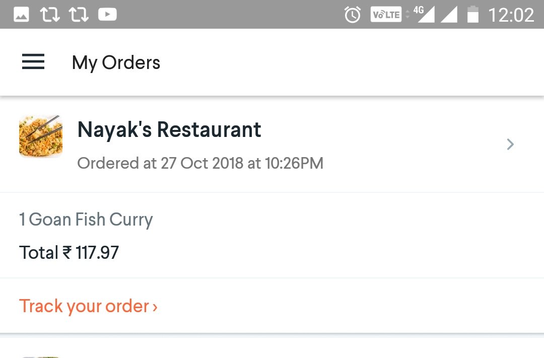 ThatHungryBloke's tweet photo. So yup, I had to go myself and take the order as the restaurant were closing (they were kind enough to wait) and btw, it's 11:57 pm rn. I guess, I don't need @foodpandaIndia if I have to go &amp; take the order myself. And your chat support sucks. Goodbye and thanks for nothing!! https://t.co/smwait9HKX