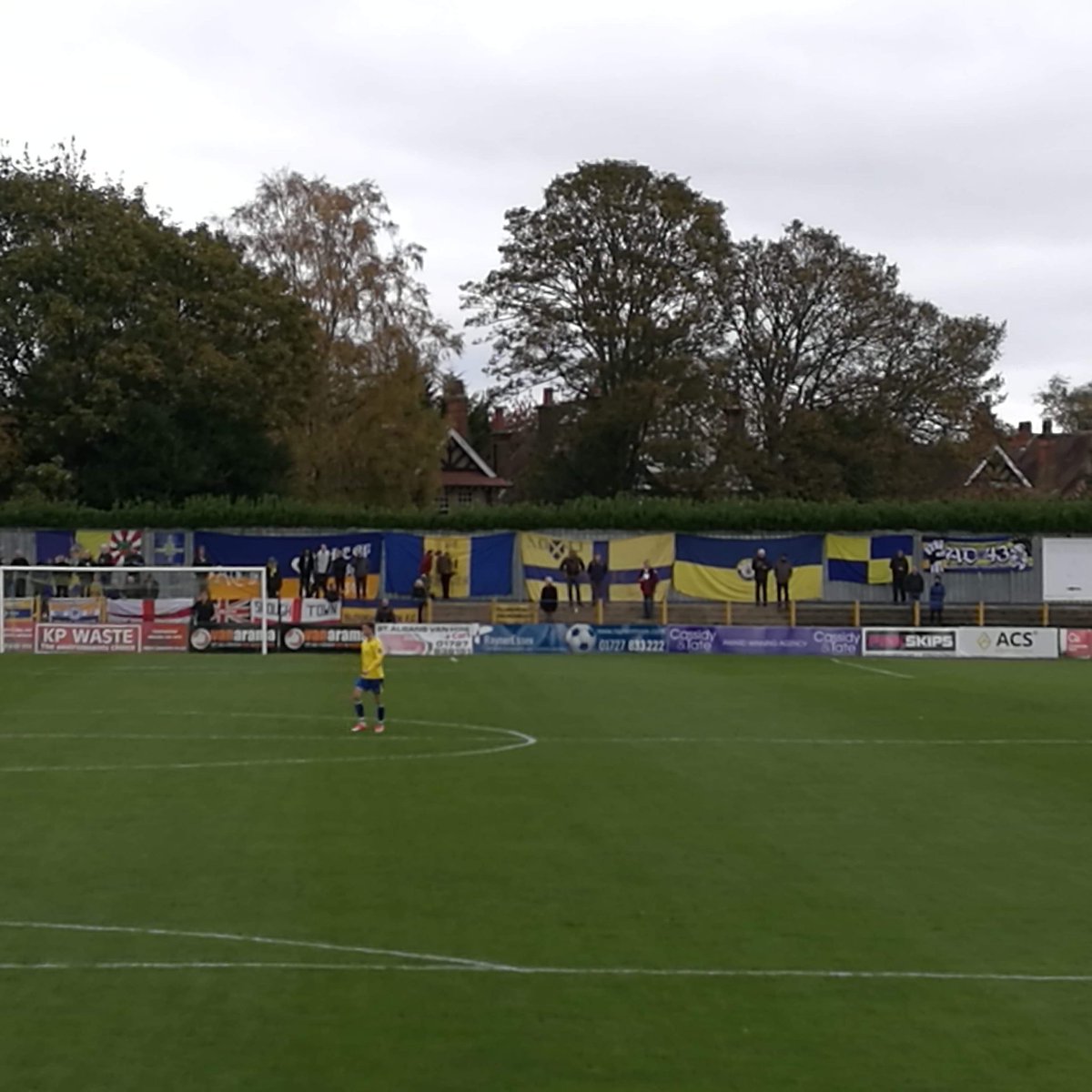 OsloSaint's tweet photo. I must say, todays win at Clarence Park was made out of love 💛💙 https://t.co/KKEZG423gP
