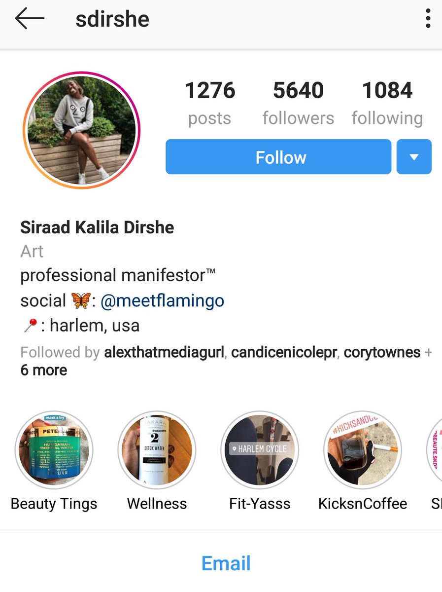 Siraad Kalila DirsheIG: sdirshemarketingSocial content manager at Meet Flamingo