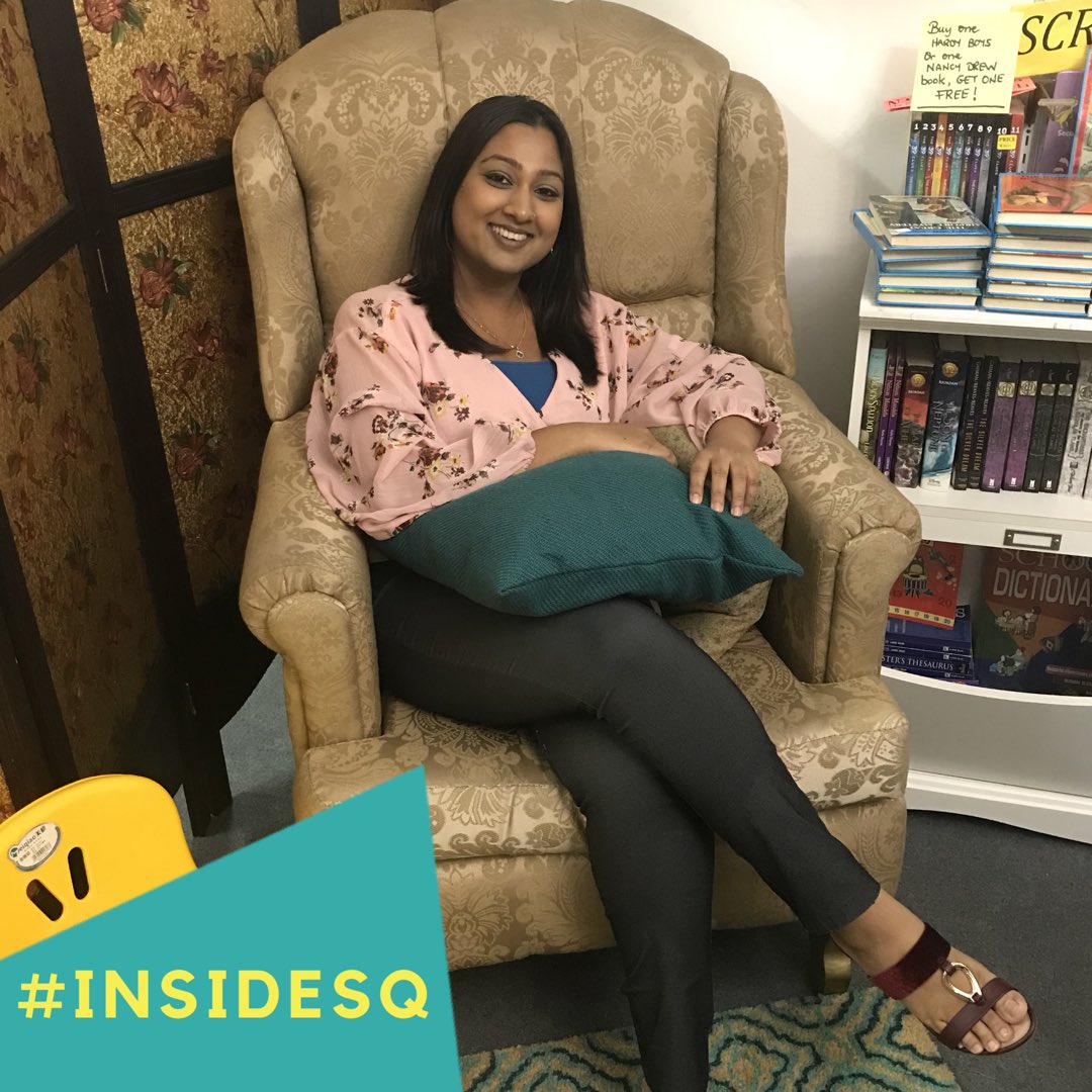 Scribbles_Q's tweet photo. We really enjoyed having local author Madavi M Sawh #InsideSQ today!! https://t.co/iAzbtDZXuh