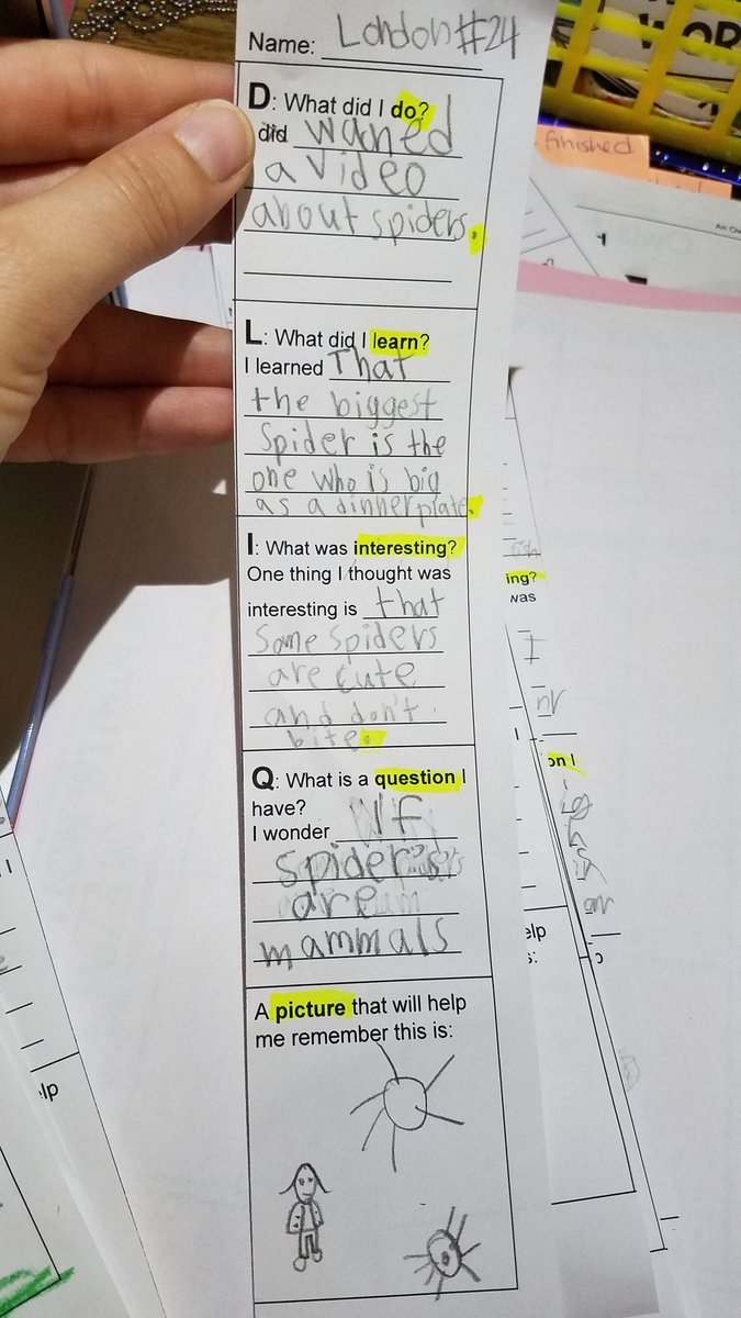 Teacheronfire07's tweet photo. This was the students' DLIQ response to the @MysterySci activity we completed this week. It was their first time doing a DLIQ and I was so impressed with their thinking! @HarvestHawks #romorgrows #dliq #avidrocks #avidelementary https://t.co/H6OavuqCqx