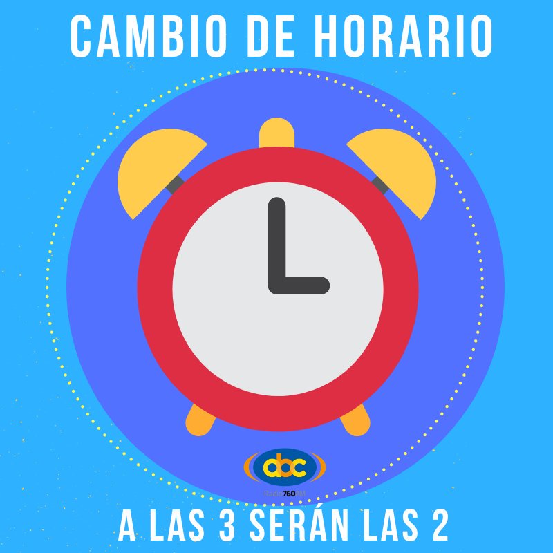 ABC760AM's tweet photo. #PorSiTeLoPerdiste Esto es lo que tienes que saber sobre el inicio del horario de invierno ⏰😱  Recuerda atrasar tu reloj ⌚️🥺 #ABCRadio760 #FelizSabado
Entérate aquí: https://t.co/3VB1eUCwHT https://t.co/7IrT0rFWot
