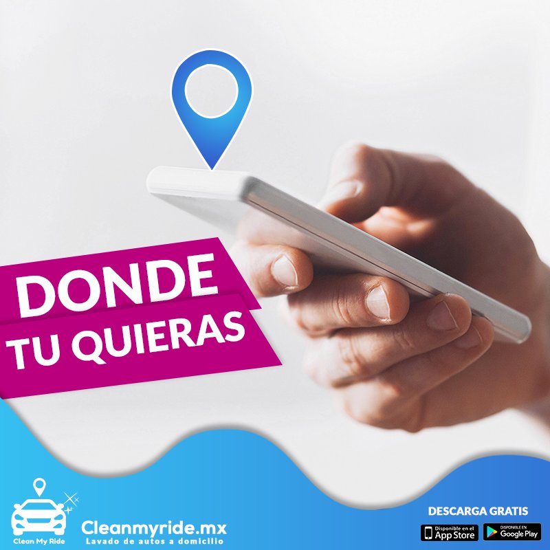 CleanMyRideMX's tweet photo. Lava tu auto donde quiera que estés pide tu #CleanMyRide ���👏😲✨ #AutoLimpio #LavadoDeAuto #Adomicilio #Mérida
Descarga nuestra app 😉👉 https://t.co/ft1O6Ga2NZ https://t.co/rOlcbvBQC7