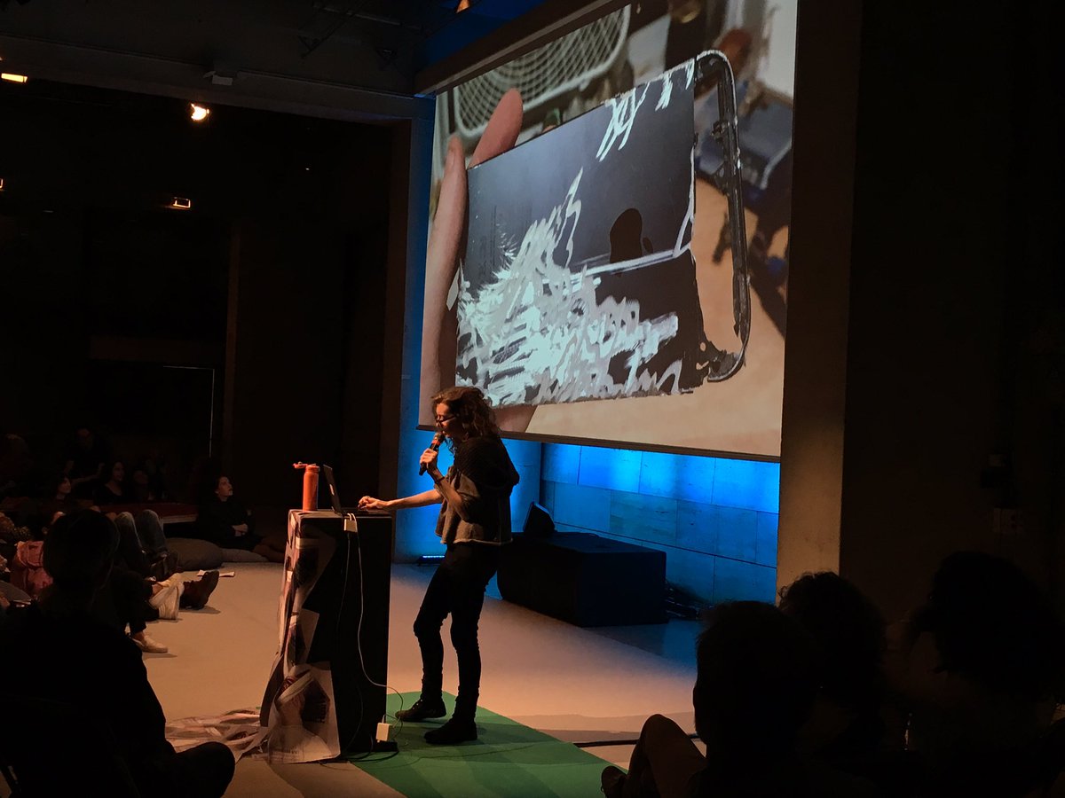 the_influencers's tweet photo. @lifewinning not so much about revealing the invisible 🧞‍♀️ rather about ways to see 🌍💥👀 #influ2018 @cccb https://t.co/2Ji3iuoovc