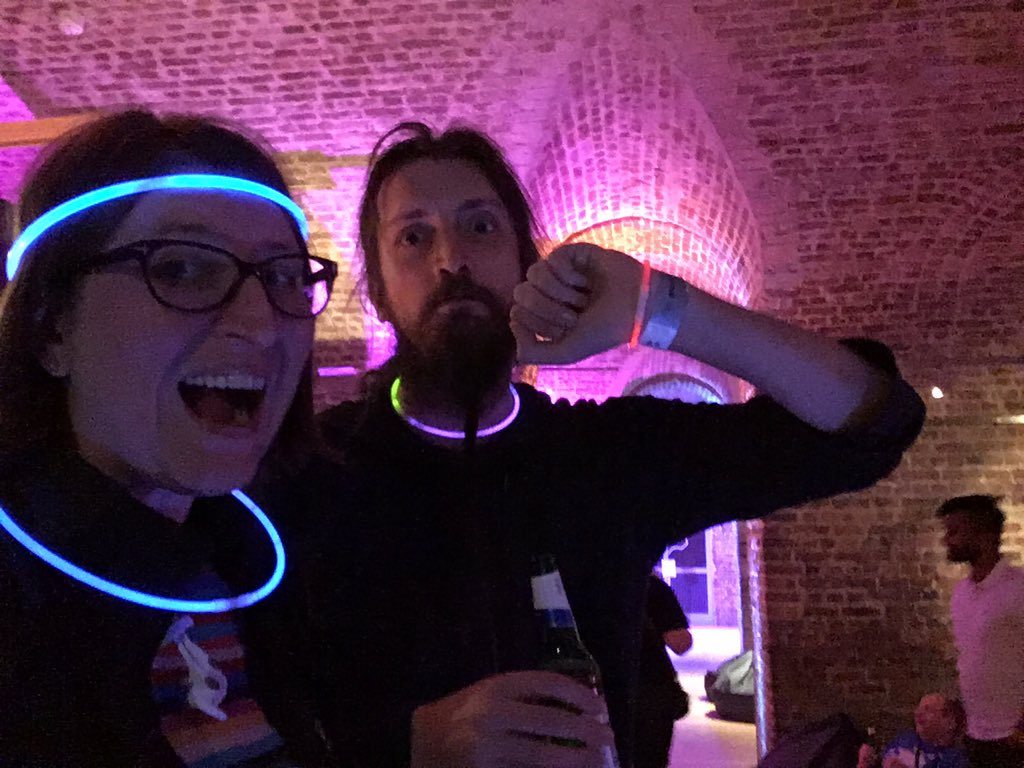 #Mozfest nothing wins the heart over like glow sticks