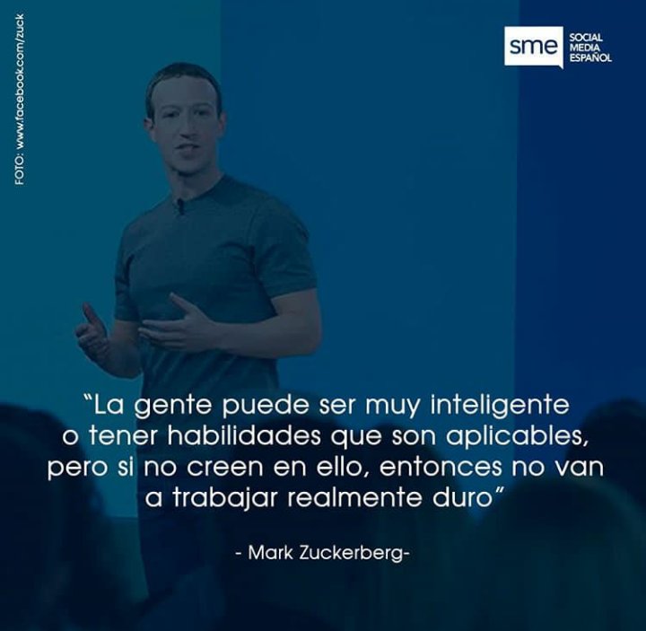 sme_hola's tweet photo. Si lo dice @Zuck nosotros le creemos, luchemos por nuestros sueños.
.
.
.
#MarketingDigital #Facebook #motivación #éxito #liderazgo #inspiración #emprendimiento #libertadfinanciera #esfuerzo #metas #sueños #dinero #emprendedores #actitud #entrenamiento #frases  #Marketing https://t.co/SLC7o8sKqo