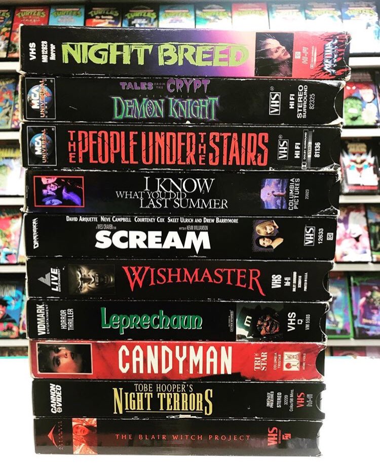 Pick one ,,,,,,,,,,,,,,,,,,,,,,,,,,GO!!??
#therecanbeonlyone #horror #vhshorror