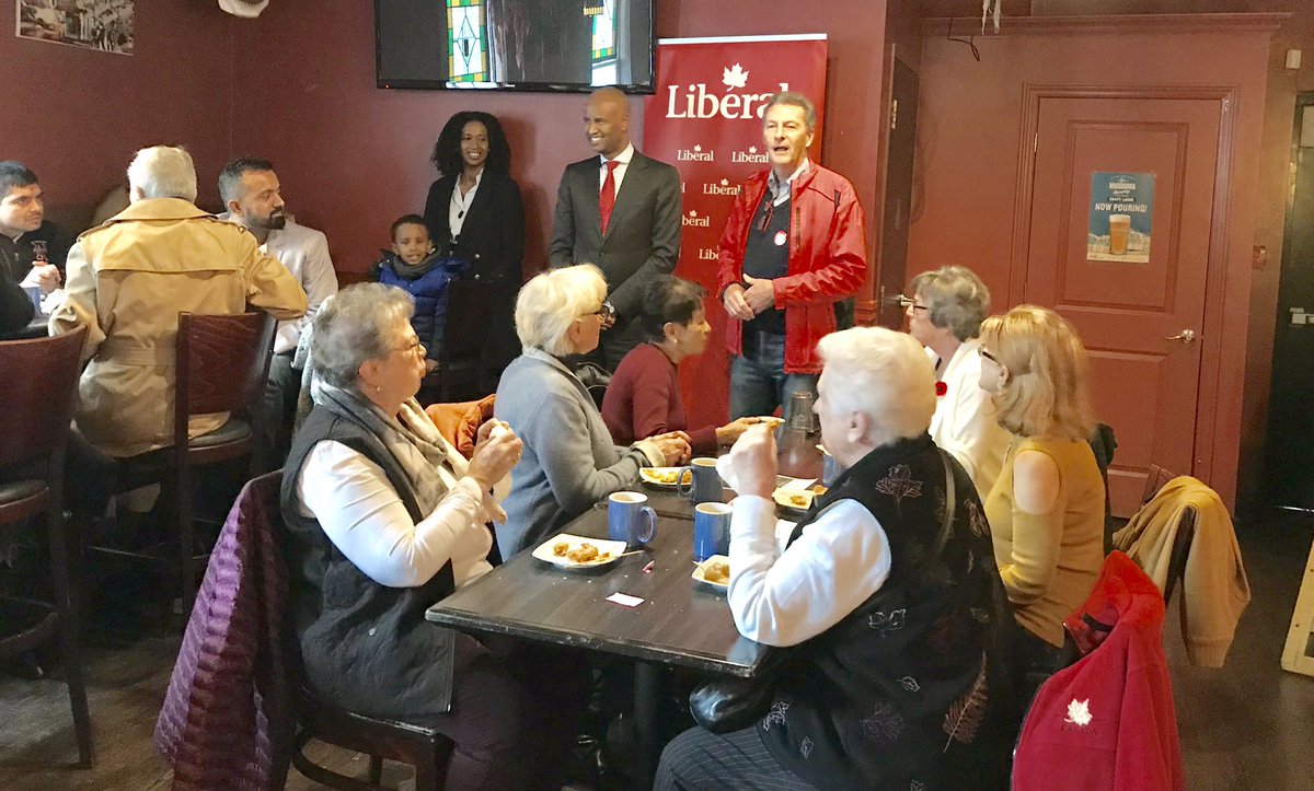 laylapsharif's tweet photo. What a great turnout at @ScarbGuildFed #dayofaction2018 Meet and Greet with @HonAhmedHussen and @JohnMcKayLib #LPC2018 @liberal_party https://t.co/5J5qtcZ7bX