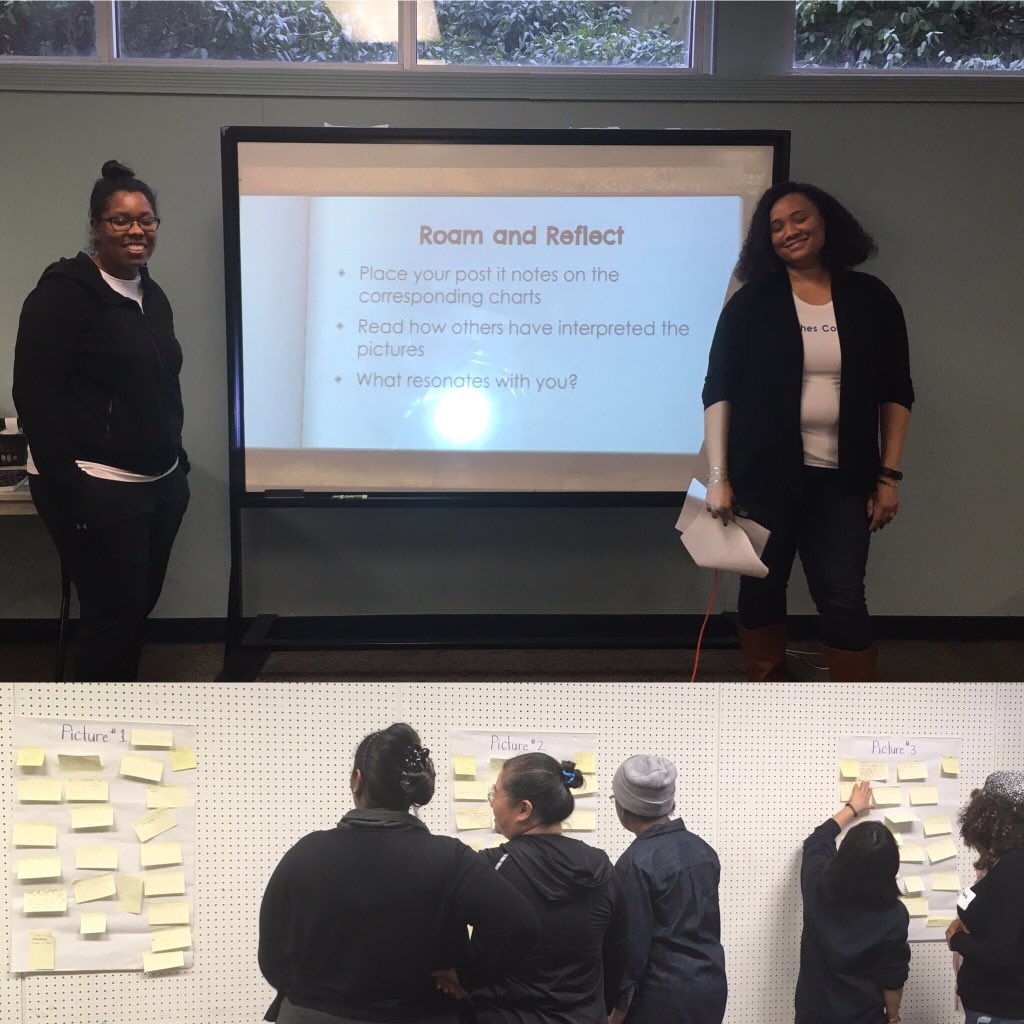 MlleMouland's tweet photo. Excited to be attending @CoachesCornerEY #playshops today! Learning about #document4learning. What do we see/hear? How will we interpret and analyze the documentation? What are the implications for our practice? @BedeauGail @booklamations @a_thompsonclass @albrown_tdsb https://t.co/pTXu6RnW2O