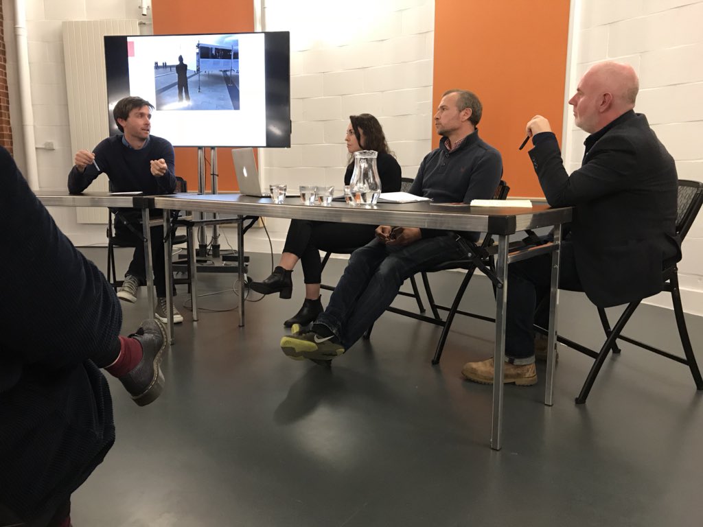 abstractionista's tweet photo. First time at the @AttenboroughCtr tonight for the #BPF18 closing party talk about #photography changes everything #visual #literacy #contradictions #ambiguity #real #changinglives #Brighton https://t.co/KjQALE6S6k