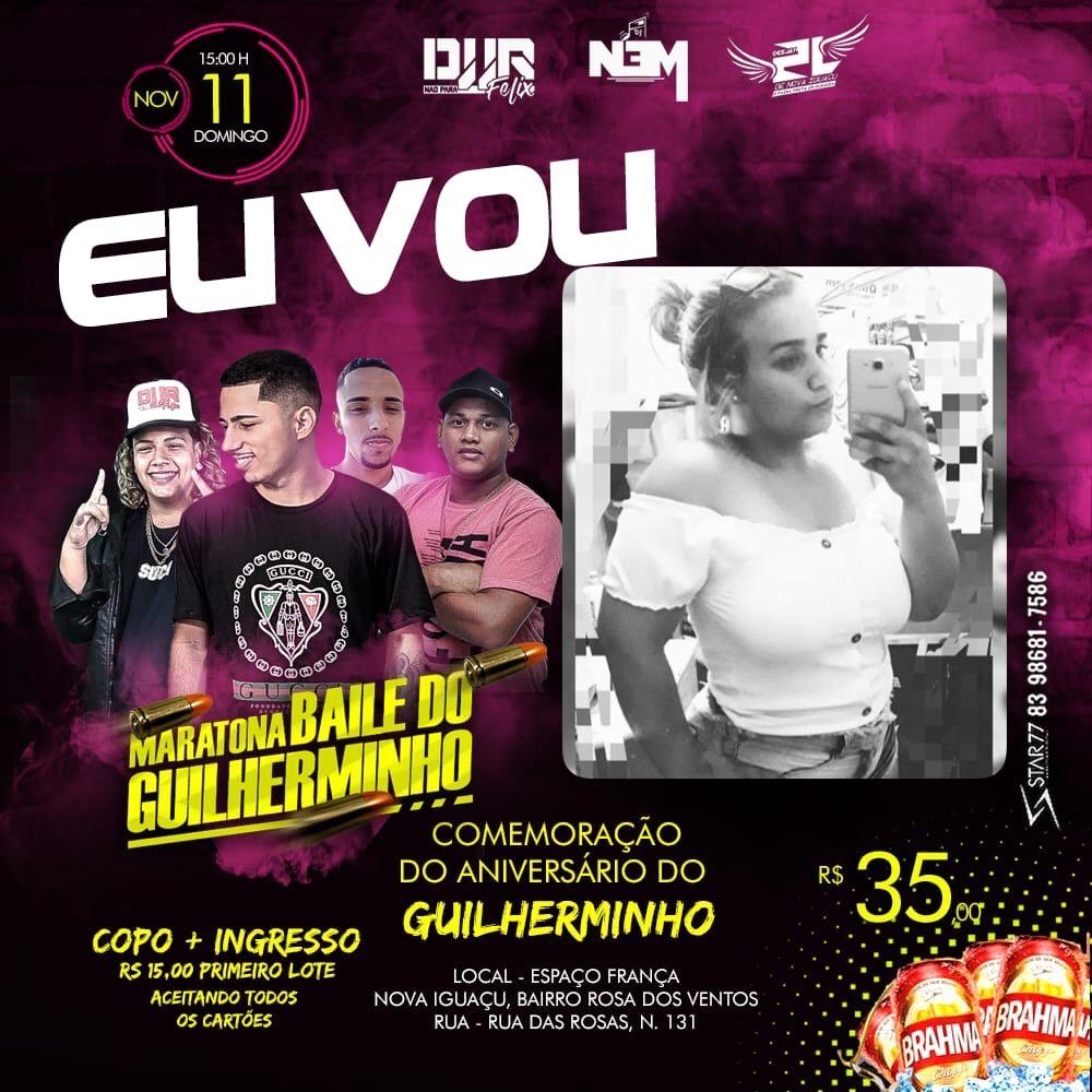 CaralhoLayyyy's tweet photo. Passando para lembrar que falta apenas 15 dias pro bailão do Guilherminho virar baile de favela bb,se vc ainda não garantiu o seu ingresso corra que ainda dar tempo e já garanta o seu BB ingresso + copo 15$
#EuVou
#BaileDoGuilherminho
#BrtEConvoca
@Bailedoguilherminho https://t.co/yvMefyPmK7