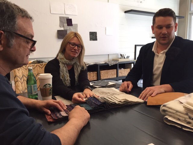 WorkroomInc's tweet photo. Fun with the #HollyHunt rep at #WorkroomCH https://t.co/y1NF4bdQGT