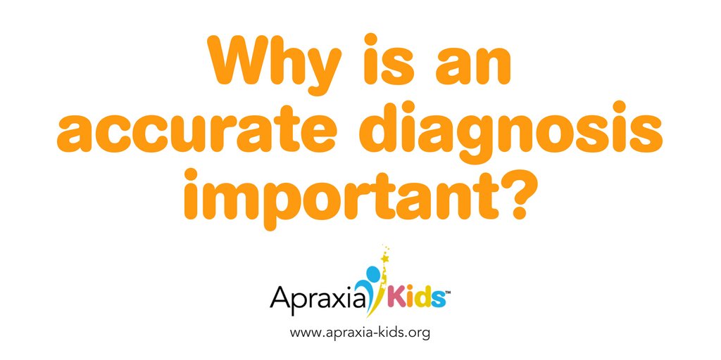 Misdiagnosis causes parents to have unnecessary worry, fear, and stress. Firm diagnosis should not be made in extremely young children or children who are unable to give an adequate speech sample. 

#apraxia apraxia-kids.org/guides/family-…