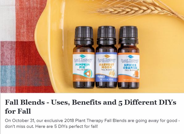 PlantTherapy's tweet photo. β° Time is running out to get this year's Fall Blends! #fallblends #essentialoils
Learn more: https://t.co/b5akCm5cp4 https://t.co/gMQNnmlaet