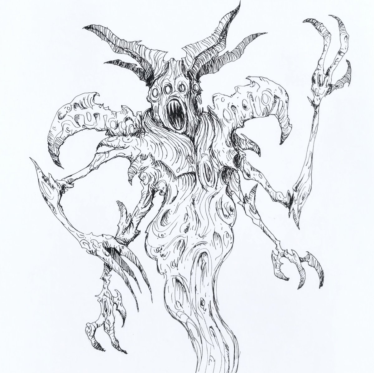 Nate Call on X: Inktober day 27: Belial from Diablo belial diablo  blizzard demon inktober Inktober2018 art t.coe88eJJVHiH  X