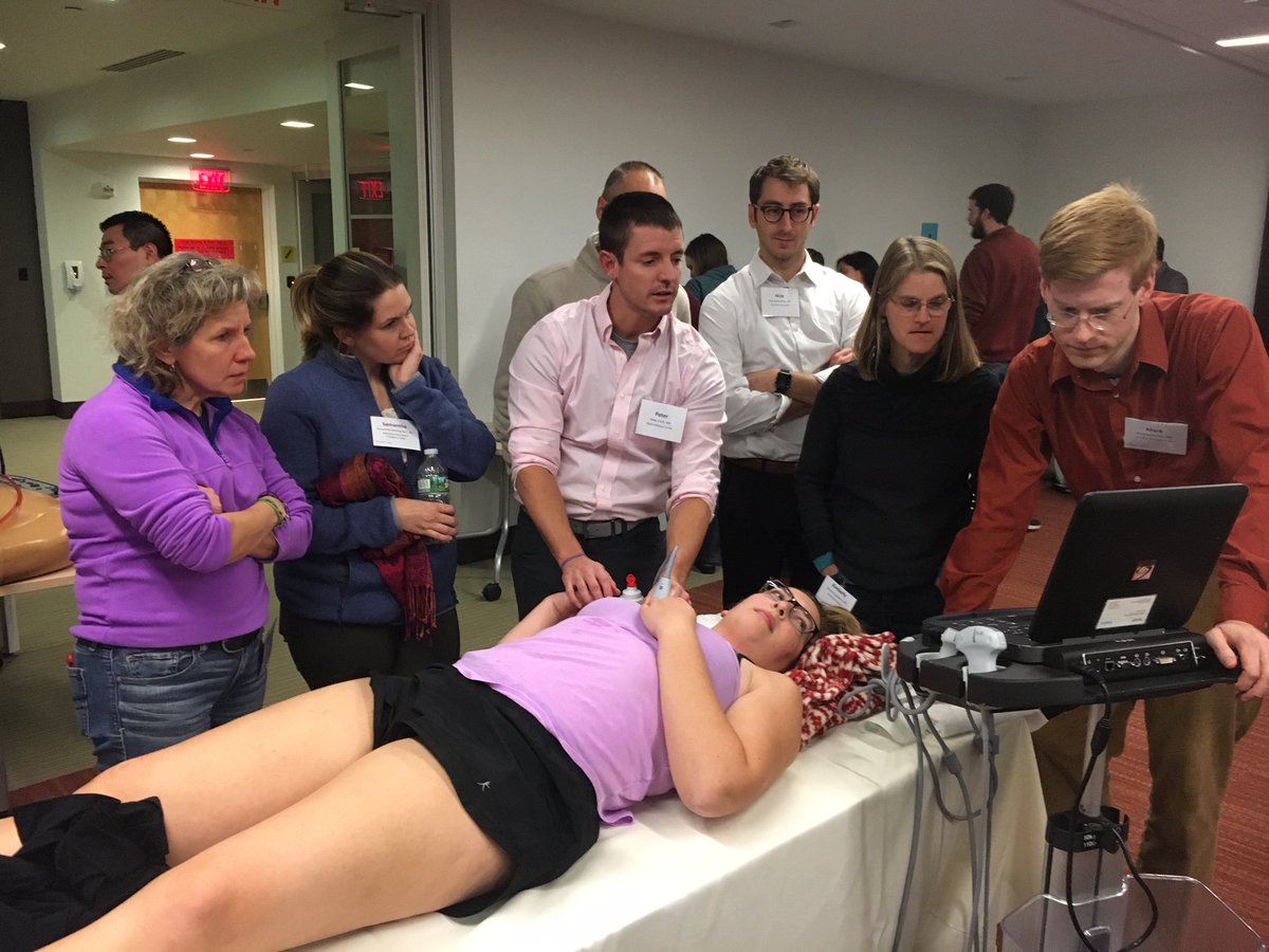 mackendc's tweet photo. Great day of US education - thanks @VTEMSONO @KristinDwyer1 @jrpare29 @fennhuang @LyGer_MD Day 2 PPOCUS moves to @goodfirebrewing. Not a course without an an appearance from @PeterEamonn's #shockmonkey https://t.co/ueBvPc4glG