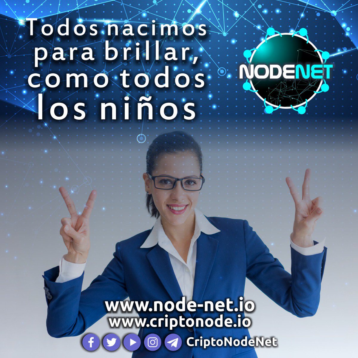 CriptoNodeNet's tweet photo. Todos nacimos para brillar.
Compra Node
#Node #NodeNet #Emprendimiento #Liderazgo #Blockchain #Bitcoin #Networker #Marketing #Inversion #Criptomoneda #WeGorForMore #VamosPorMas #YoMeEducoConNode #YoUsoNode #YoSoyNode #YoSoyNodeNet https://t.co/AFcDH3crEw