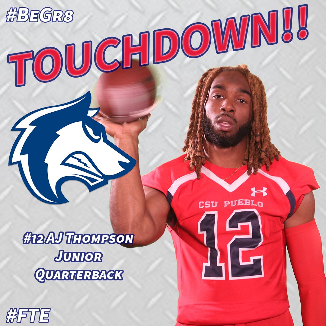 CSUPFootball's tweet photo. TOUCHDOWN!! AJ Thompson with a 7-yard rush in to the end zone! Pack leads Skyhawks 39-0 with 5:02 remaining in the game! #FTE #d2FB #BeG8 #RMACFB https://t.co/arSBXofvFc