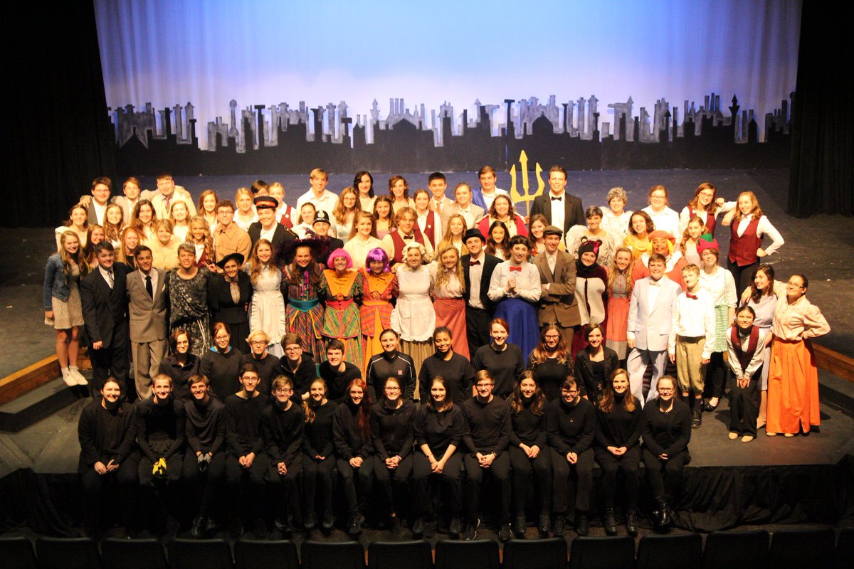 This cast and crew would love to see you tonight at 7 to see Mary Poppins fly one last time. Tickets will be available at the door again.

Students bring your student id for a free ticket (even if you’ve already seen the show)!