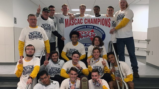 .<a href="/FSU_Falcons/">Fitchburg Falcons</a> takes home the #MASCAC Men's Cross Country Crown for the second straight year. <a href="/bsubears/">Bridgewater State Bears</a> Trevor Wysong is Runner of the Year, <a href="/wsulancers/">Worcester State Lancers</a> Andrew Fottler is Rookie of the Year and BSU's Connor Foley is Coach of the Year. mascac.com/sports/mxc/201… #D3xc