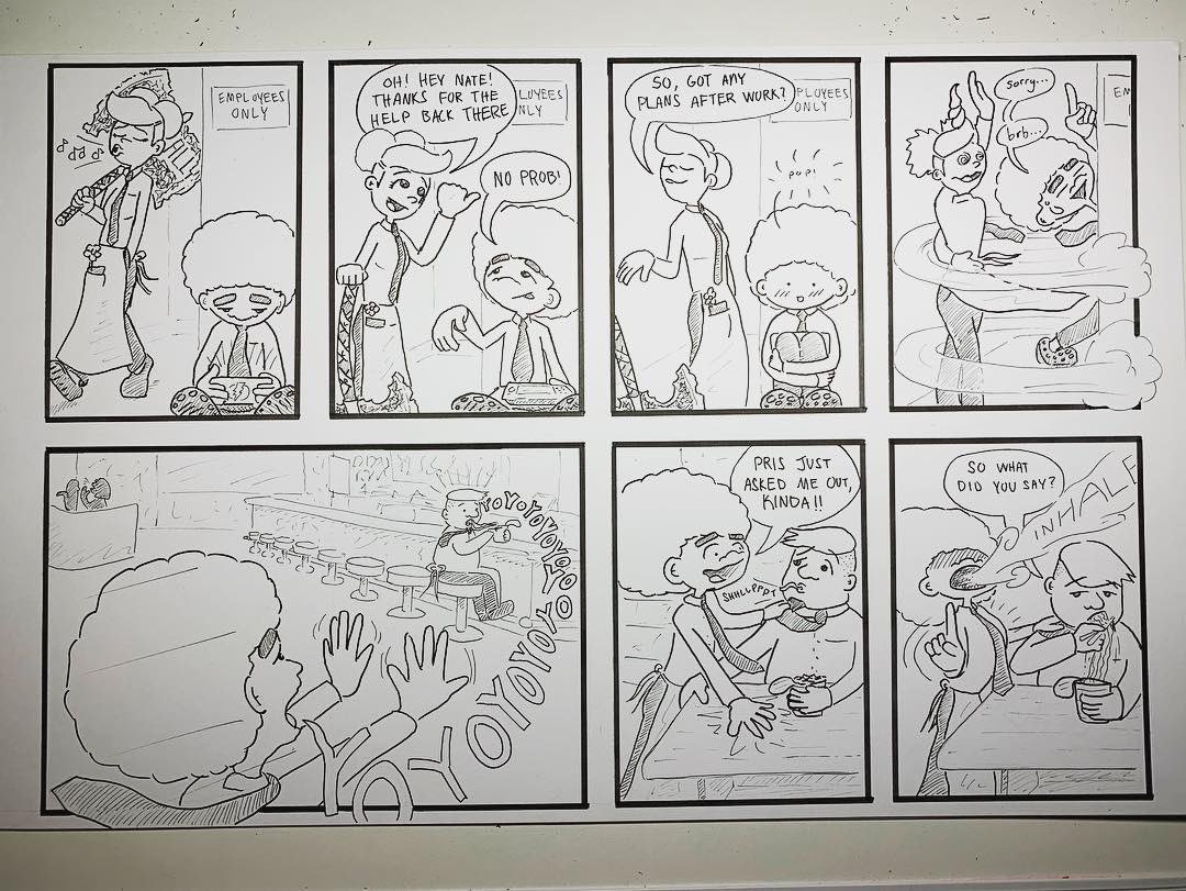 tarotaku78's tweet photo. Meet Nate...officially. 🤦🏻‍♂️ #server101comic #whataloser #smh 
.
.
.
Gonna try more character interactions with each other as well as the random “guest challenges”. Think I’m ready to start on the main story so VERY excited for that! So stay tuned ✌🏼📺

https://t.co/VFGDqNSbdb https://t.co/sOG2PIAPUx