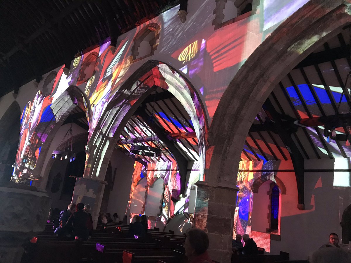 SaraMcKeeFRSA's tweet photo. Simply sublime #SplintersofHeaven tonight @caruconwy St Mary’s with magical musical accompaniment throughout. A truly special part of #conwyfeast @conwyfeast
#contemplation #Fellowship #ArtMatters #LifeinFullColour https://t.co/lnFaI0sUgK