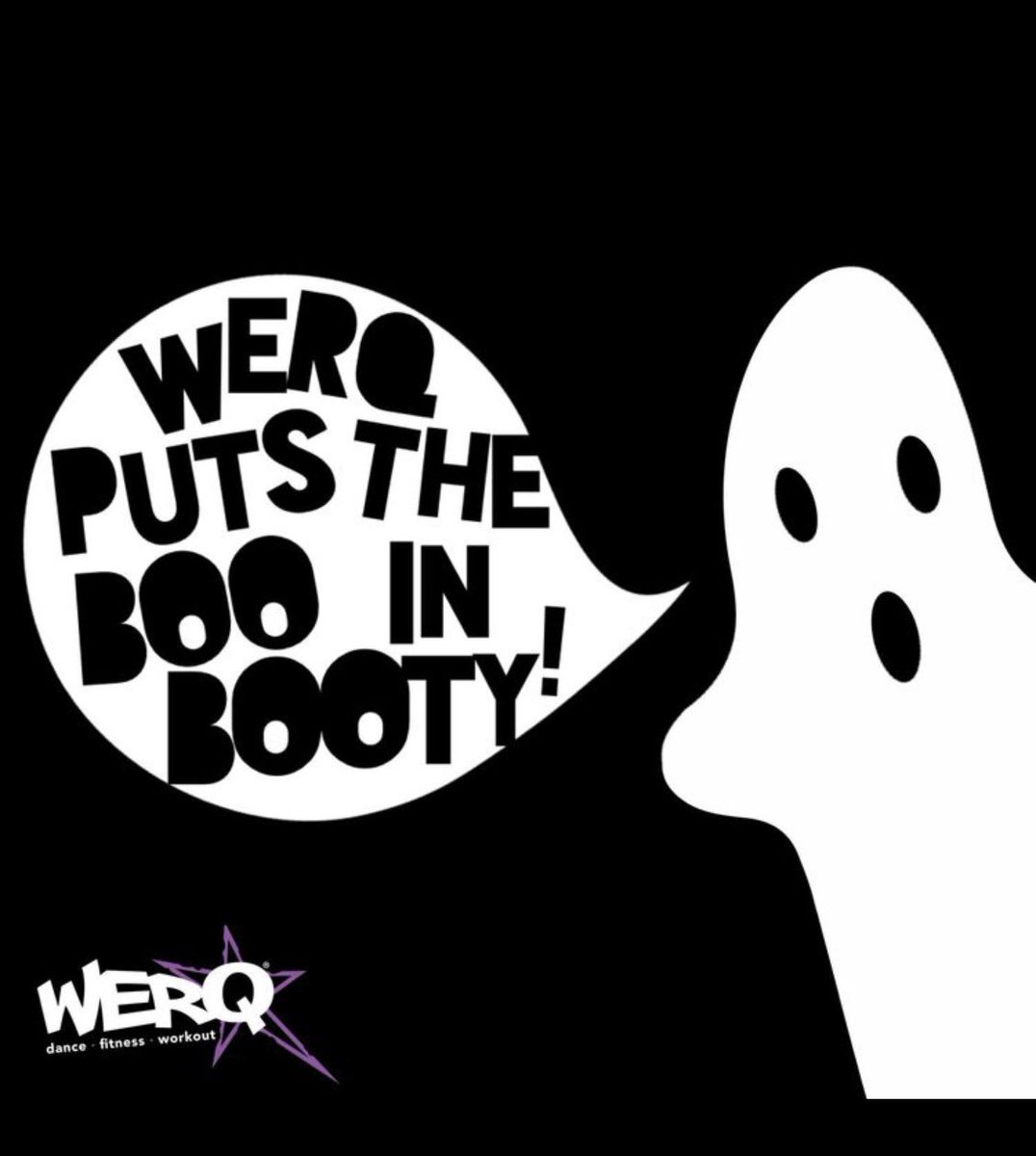 WERQfitness's tweet photo. Don’t forget to tag us in your #Halloween #WERQ pics so we can share them!!
#halloWERQ #booinbooty #WERQit https://t.co/rgwGuJxqcq