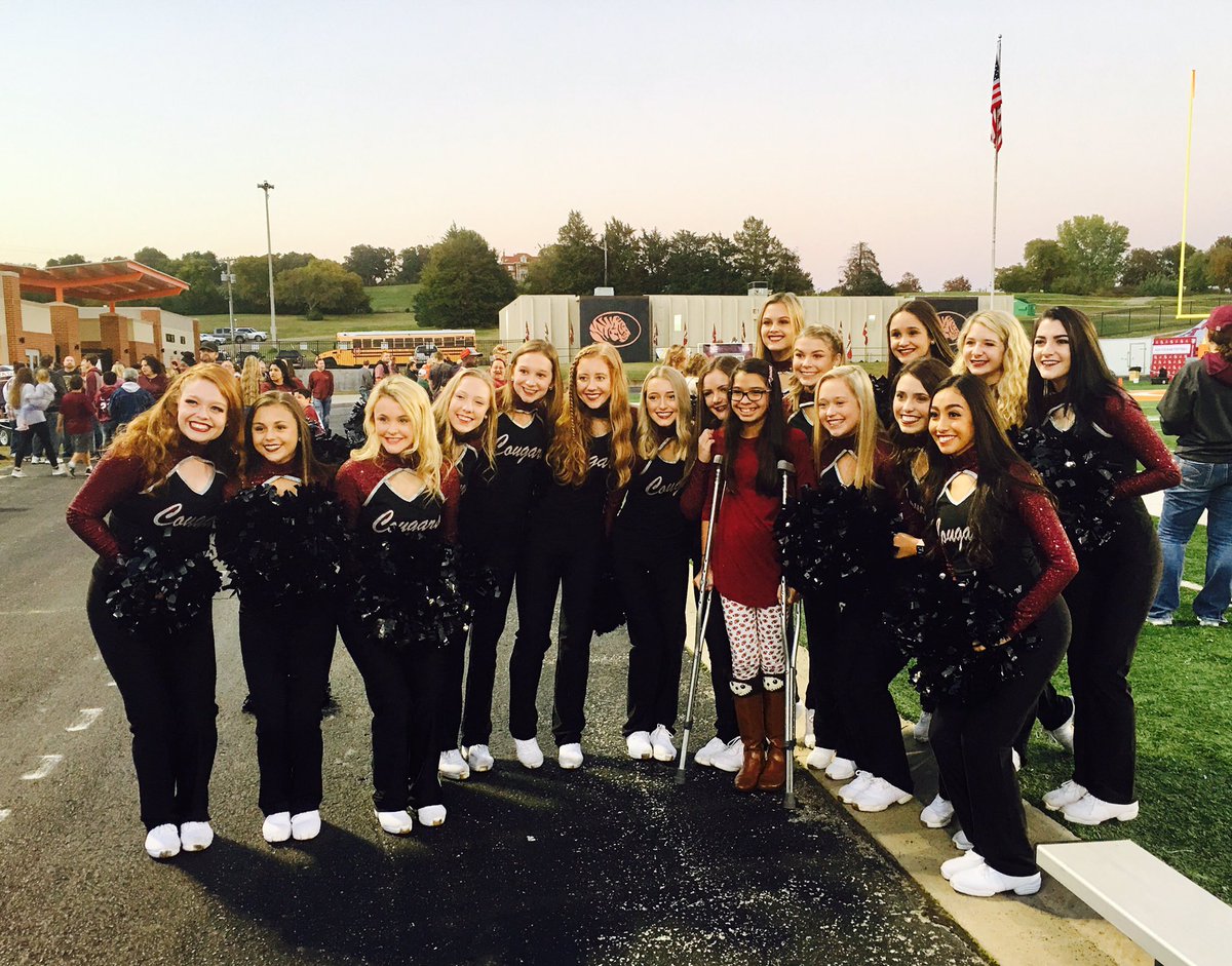 jedi_brown's tweet image. Ada Cheerleaders and Cougan&apos;s showing love to my Zoey! #weareada