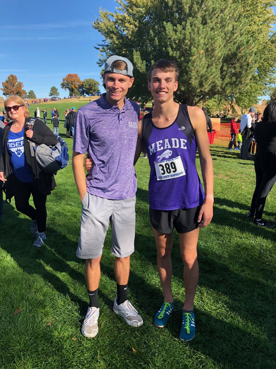 CoachGDaugherty's tweet photo. @EthanThompson88 with a 2nd place finish. Another great race and great end to his Meade XC Career. Finishes his career with a 7th, 3rd, 2nd and a 2nd place finish. #WorkingForSuccess #TrackHereWeCome https://t.co/QzJcjcXkx9
