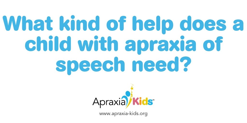 Children who receive an #apraxia of speech diagnosis should begin speech therapy with an SLP, preferably one that has had previous experience in treating apraxia. Exactly how often the child should have speech therapy will vary on the needs of each child. 
apraxia-kids.org/guides/family-…