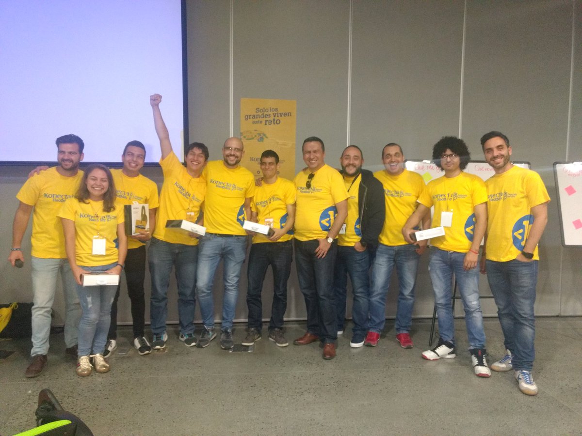KonectaColombia's tweet photo. Ganadores MEJOR TRABAJO EN EQUIPO
Especto Patronum
#KonectaHackDay
@gkonecta 
#InteligenciaCreandoInteligencia https://t.co/rwMo8dWiJz