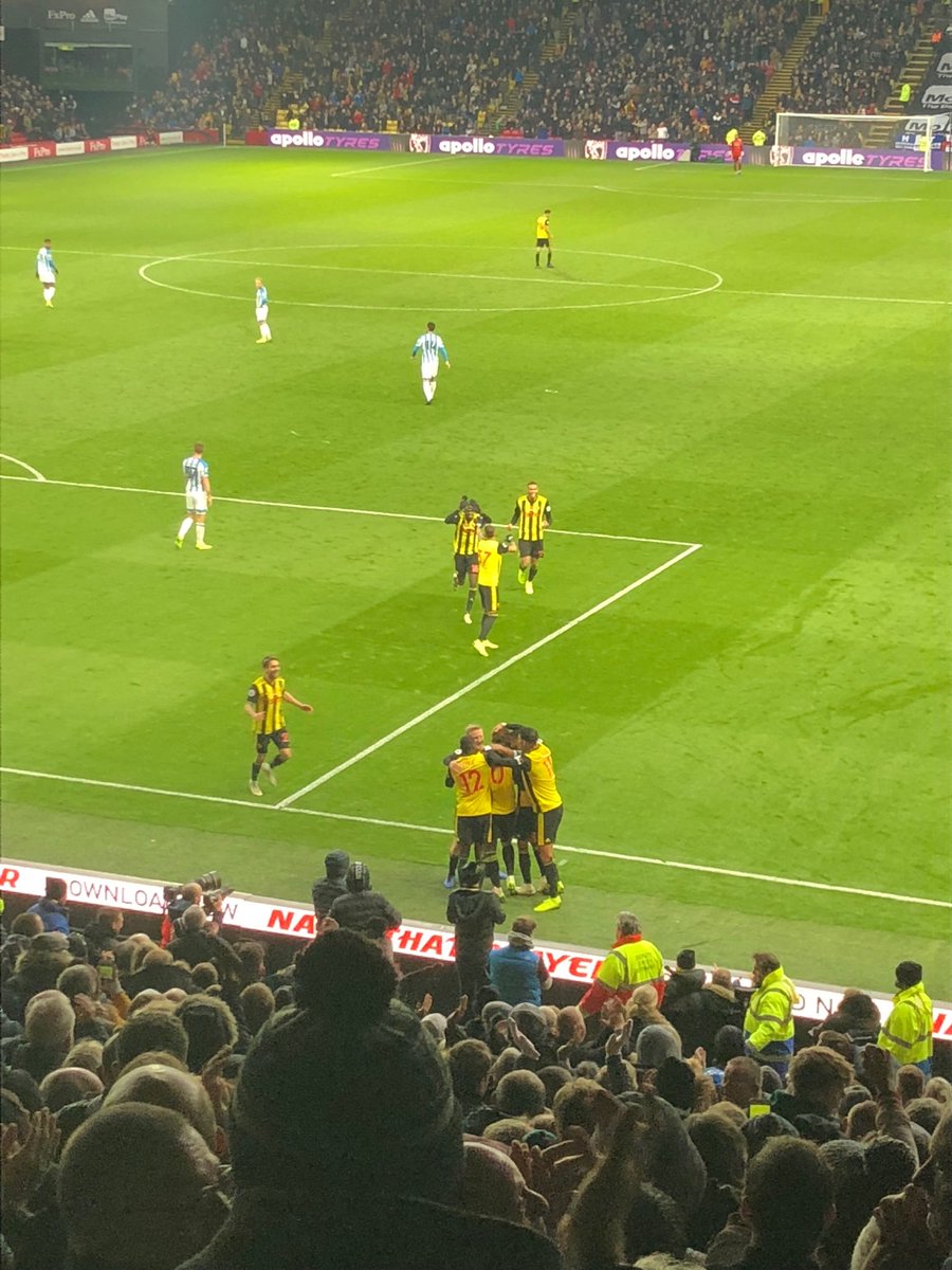 Big win today for Watford at Vicarage Road