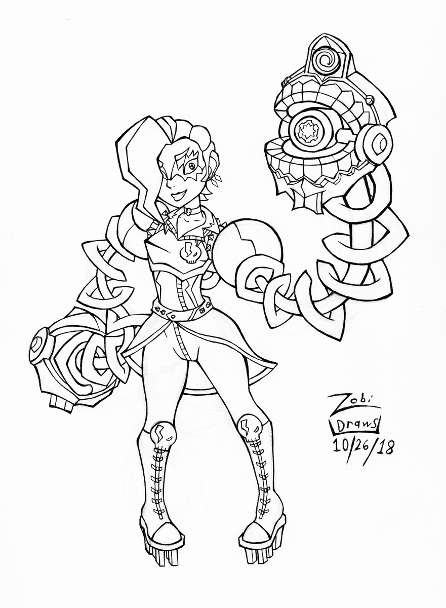 Inktober 9 Inktober 9