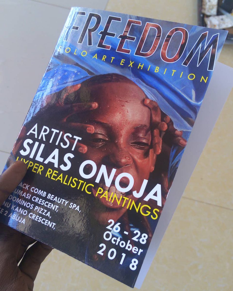 SilasOnoja's tweet photo. So glad my debut solo exhibition started on a bright note. 
Thanks @nwafor_clement coming
Shots loading...
Will be sharing the works soon!.. ...exhibition is still on going
If you're in Abuja, I hope to see you tomorrow . https://t.co/QiJAZDKKra