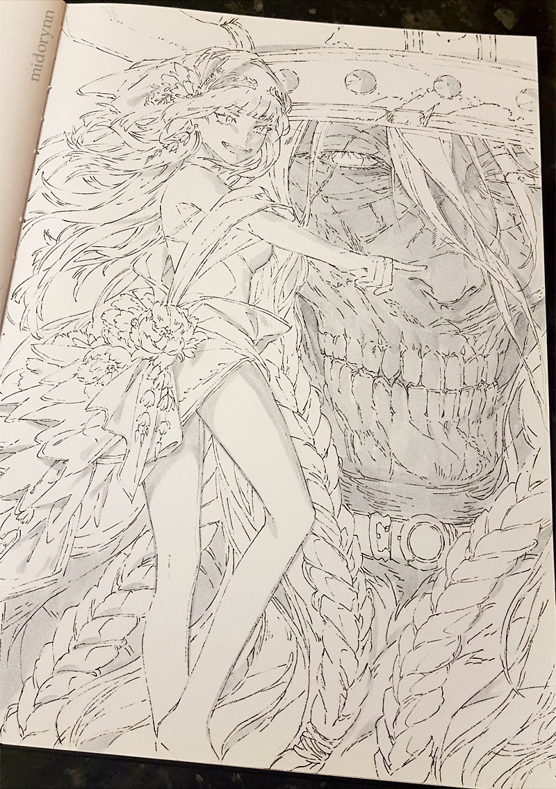 #Inktober Day 27. Toga Himiko with her hair down(Inspired by princess Skuld from Hrólfr Kraki's saga, Scandinavia. Acc to the legend, she resurrected an undead Viking army to battle and I thought its a cool idea to add giants in that army)#BokuNoHeroAcademia #bnhainktober2018