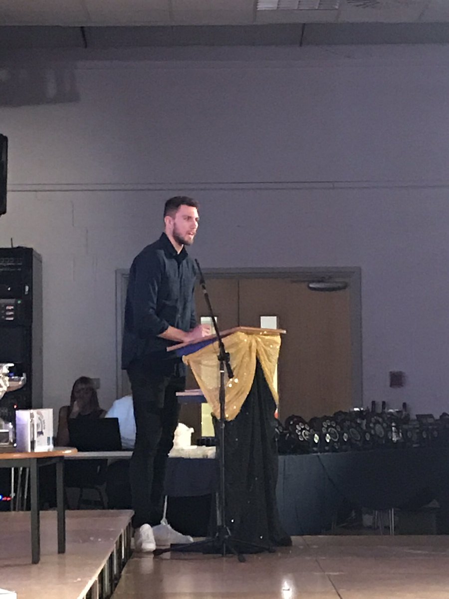 PaulHawkins66's tweet photo. It was the @StratfordAC Awards Evening and great to see so many there celebrating our successes including @andrew_pozzi answering questions and inspiring the next generation. https://t.co/Y8wHHjrbnZ