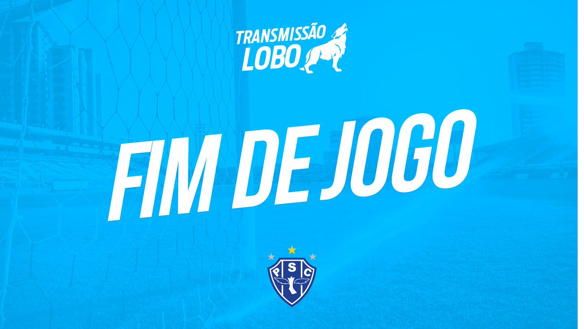 Paysandu's tweet photo. Fim de jogo. #PSCxCFC #NuncaDesistir
🆚 Paysandu 1x1 Coritiba
⚽️ Renato Augusto https://t.co/Ja7DuCvA6n