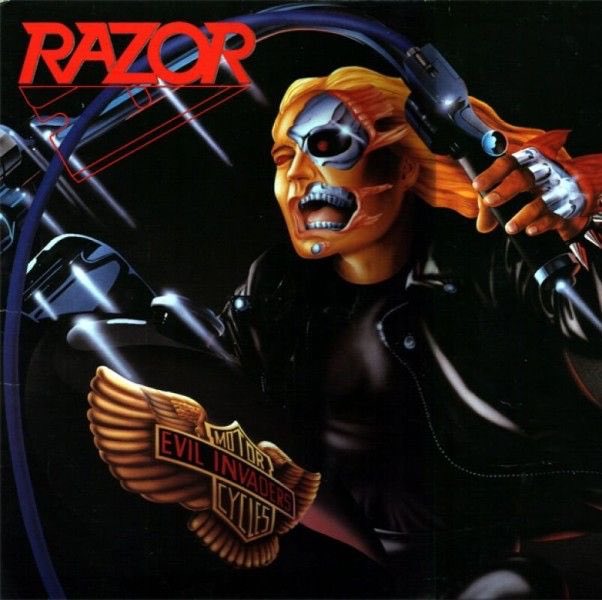 ThisDayInMETAL's tweet photo. Oct 27th 1985 #Razor released their debut album “Evil Invaders” #CrossMeFool #IronHammer #SpeedMerchants #Thrashdance #SpeedMetal
If you have never heard of RAZOR than I highly suggest starting with this album as you will not regret it!!!
An Absolute Classic THRASH release!! https://t.co/OKwBXclgLE
