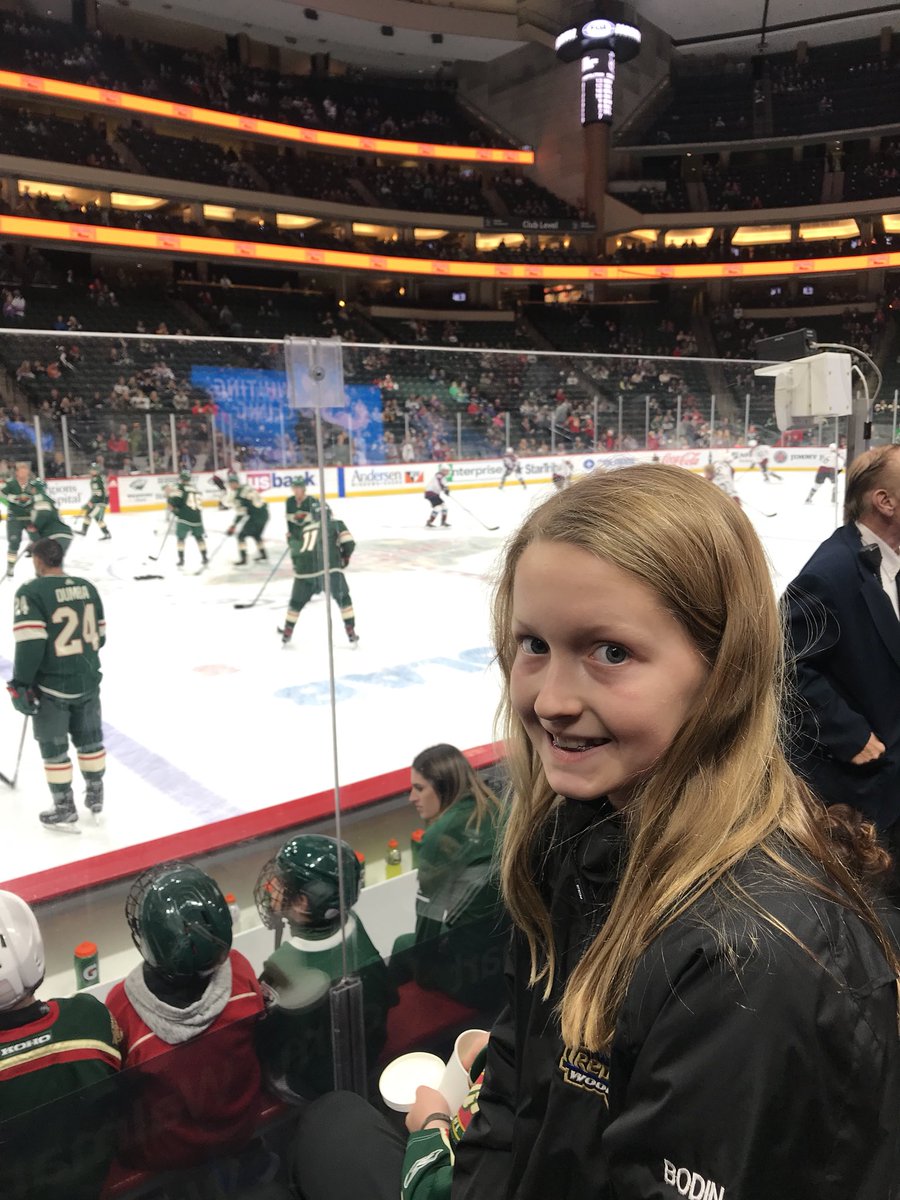 ProTitleCo's tweet image. Hanging out at our first Wild game this year. Go #mnwild.