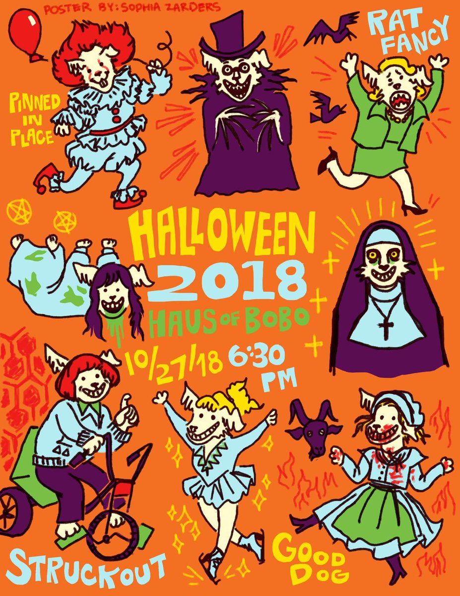 Halloween show kicks off in just a couple hours! DM us for the address &amp; come see Against Me!, Pixies, Black Sabbath and the Tony Hawk's Pro Skater 1&amp;2 Soundtracks!