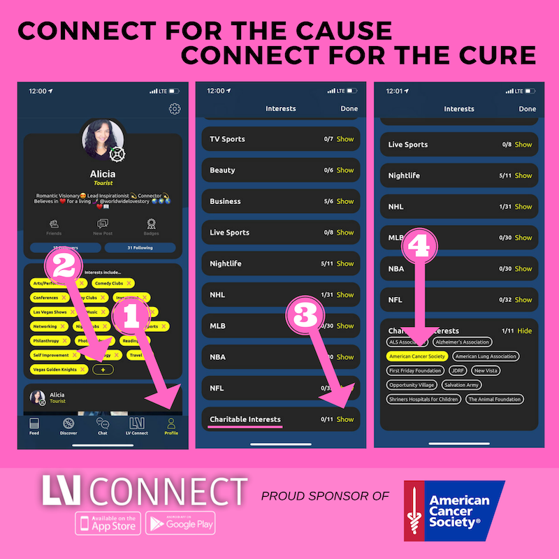 Are you connected? Making Strides Against Breast Cancer of Las Vegas walk is tomorrow! Download the LV Connect app today &amp; stay connected before, during, and after the #MakingStridesLV walk. See you all tomorrow!
#BreastCancerAwareness #Pinktober #AvonMakingStrides #IDriveFor