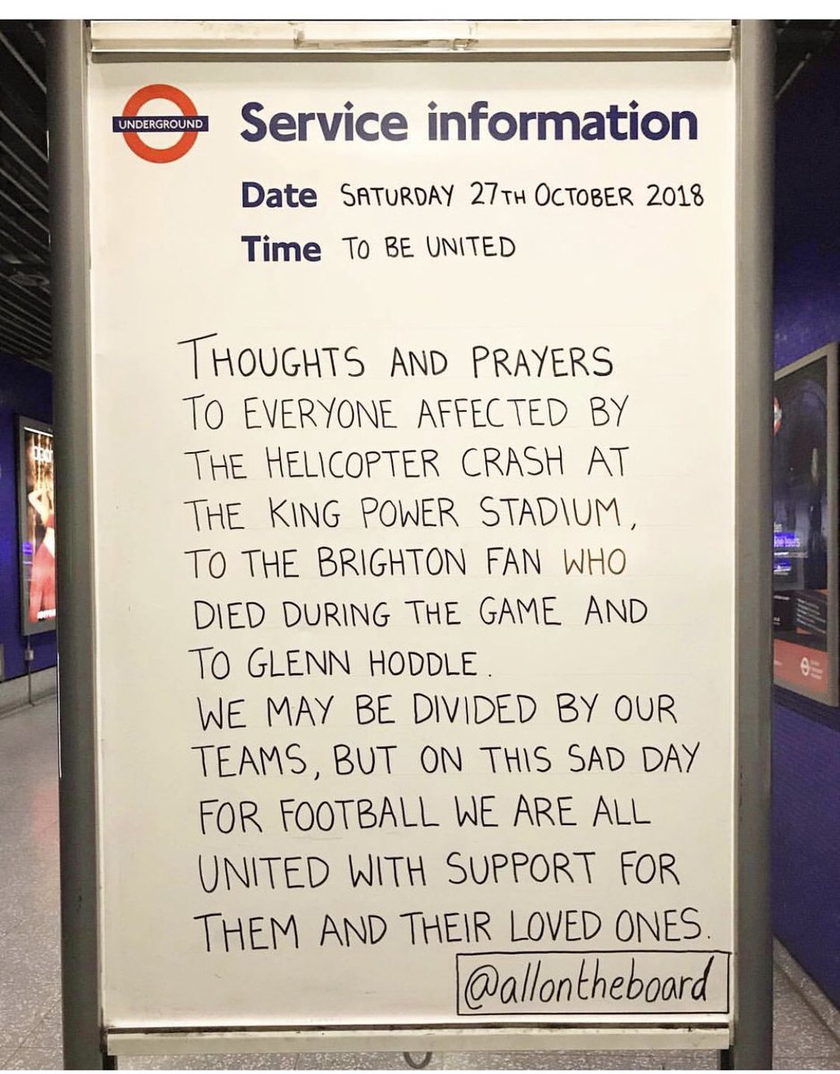 dulanapre's tweet photo. Football doesn’t matter today. Humanity does. #lcfc💙 https://t.co/foIEyvEQMD