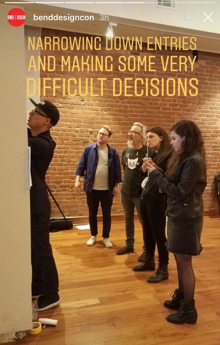 BendDesignCon's tweet photo. And the winner of the @visibleorg Design Equity Tournament is....#benddesign2018 @theChrisDo @joshua_berger @bycivilization https://t.co/NcvJv7GqY3