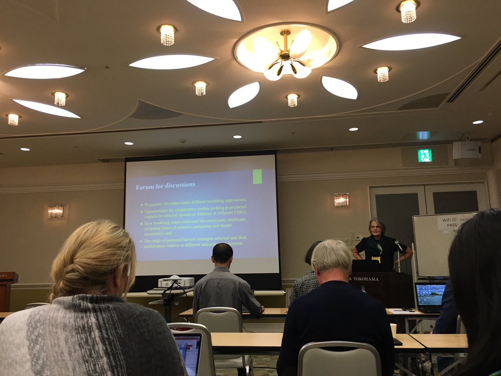 coru_ubc's tweet image. The workshop on synthesizing projected climate change impacts in the North Pacific has just started at #PICES annual meeting