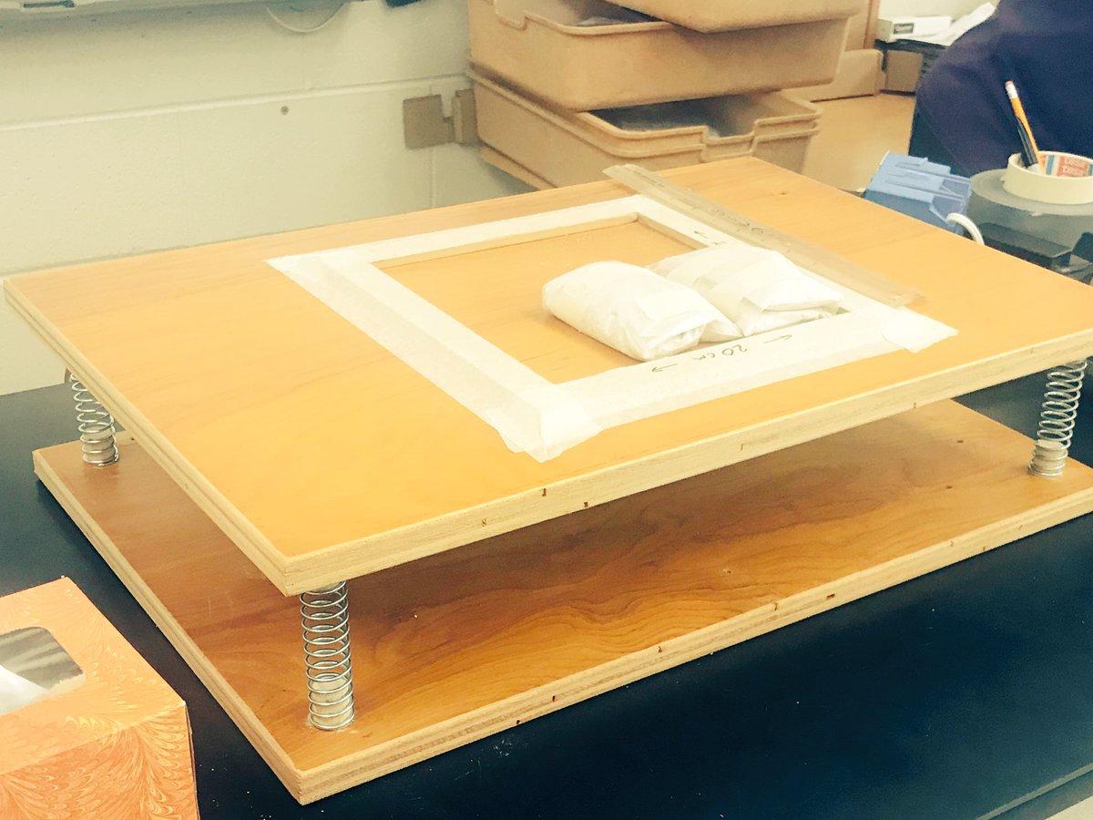 The_JMMS's tweet photo. @MichelleKohli ‘s 8th Grade Science class utilized a shake table to test student-created structures’ ability to withstand an earthquake. #STEM #JMMSPRIDE https://t.co/QIpOkxJeM8