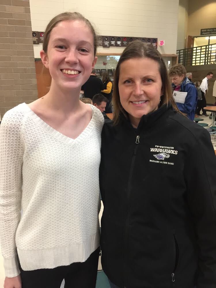 CherylMiracle's tweet photo. Two band students represented Franklin and Forest Park Middle School in the WSMA State Honors Band today. #fpmswi https://t.co/hnB7PpwqTl