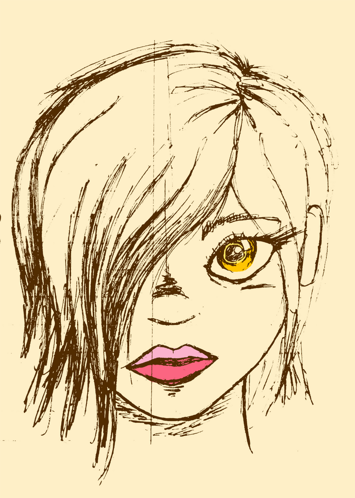 Gotrea's tweet photo. A little sketch I did. I added a bit of colour to make it more interesting. 😄

#sketch #drawing #draw #ink #art #pen #yellow #pink #girl #fun https://t.co/plzhNTS3bO