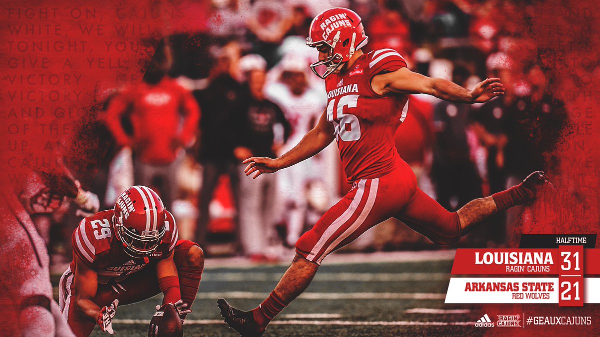 Louisiana Ragin’ Cajuns® Football tweet media