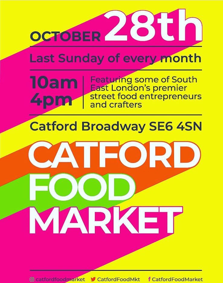 Looking Forward To Seeing You All @catfordfoodmarket 🙂
.
.
.
#PattyManUK #vegan #veganism #vegang #halal #patty #patties #freshfood #foodnetwork #tastegood #london #catford #cfm2018 #streetfood #londonmarkets #spreadtheword #supportsmallbusiness #supportblackbusiness