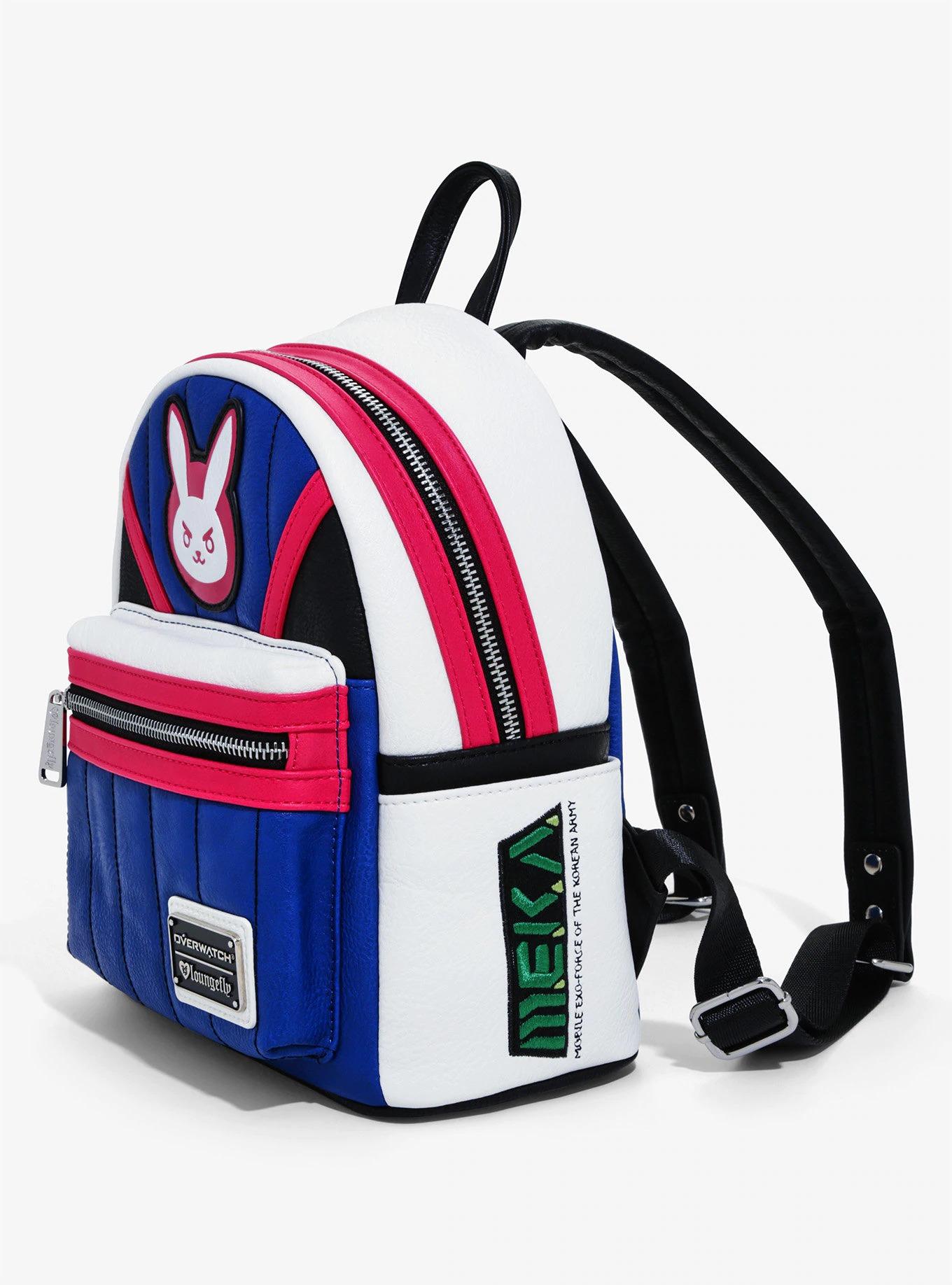 OVERWATCH - D.VA Blue Mini Backpack 'LoungeFly' 